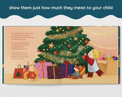 Luna Studios First Christmas As Uncle Personalized Children's Book (photo 3)