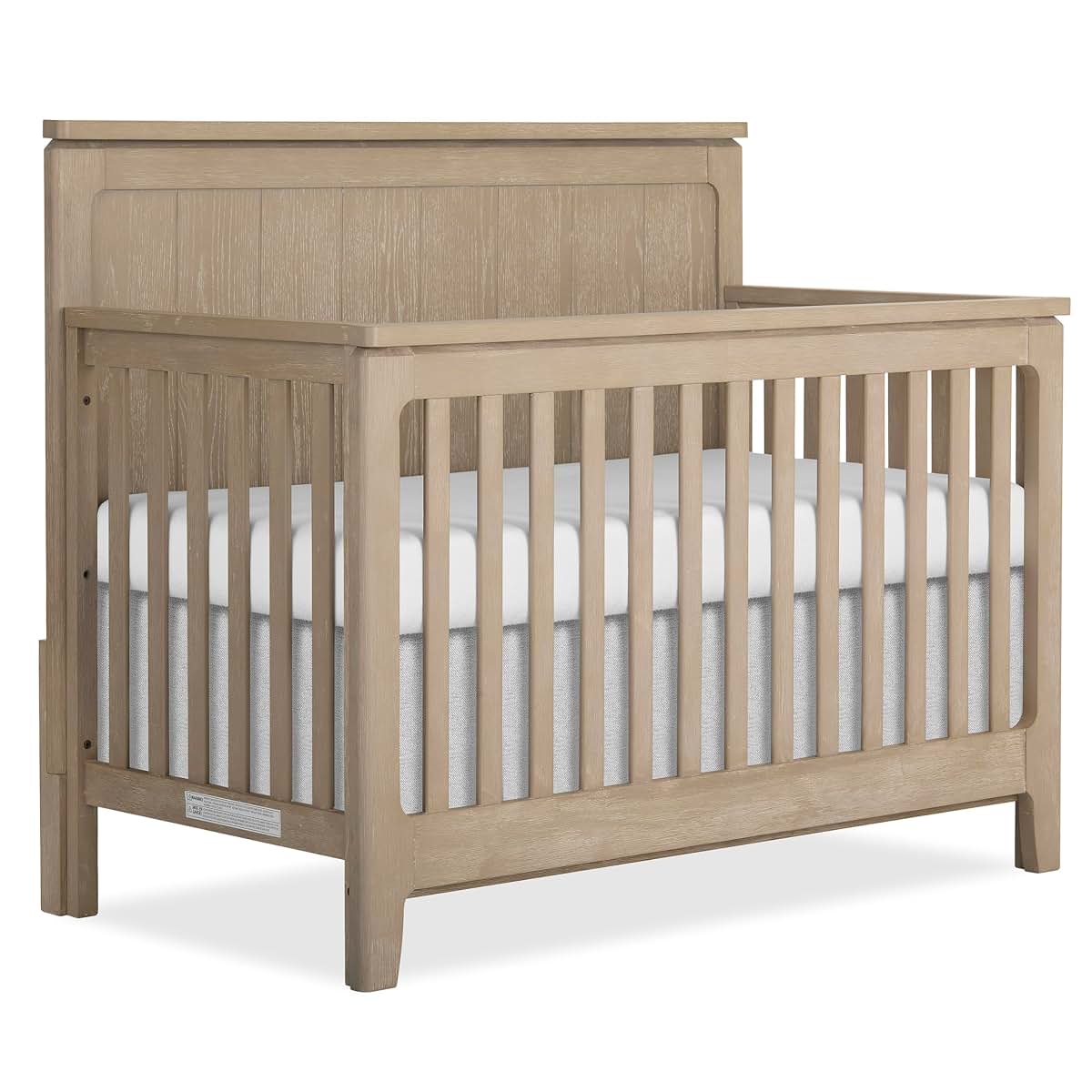 Evolur Oakley 5-in-1 Convertible Crib in Sienna Grey