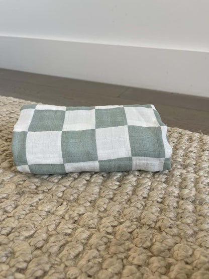 Muslin Swaddle Blankets for Newborns | Large Receiving Wrap (47 x 47 inches)