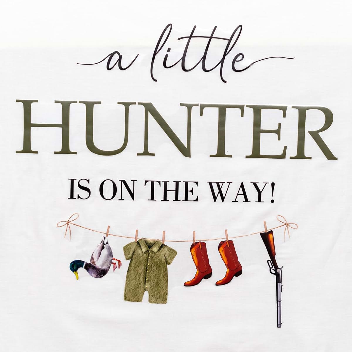 Capiont Hunting Theme Nursery Wall Decal Set for Baby Shower Backdrop