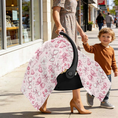 Muslin Universal Fit Stroller Car Seat Cover