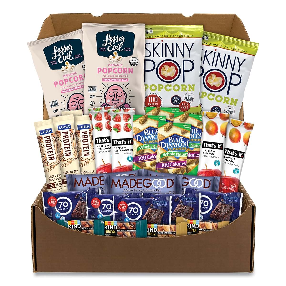 Snack Box Pros Low-Calorie Assorted Snacks Box