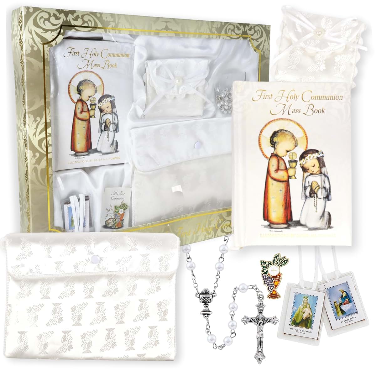 Needzo Deluxe First Communion Gift Set Accessory Keepsake