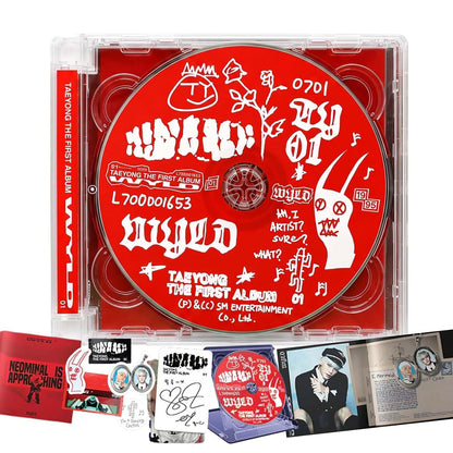 Taeyong Wyld 1st Album CD and Merchandise Set