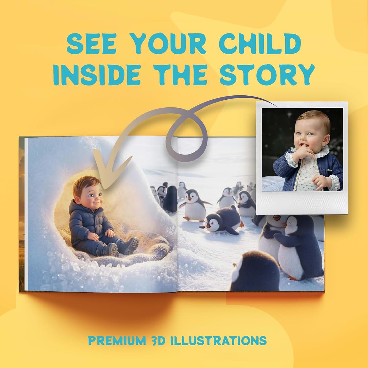 Tiny Mango Personalized Baby Book | 3D Character from Baby's Photo | Ages 0–2 (photo 2)