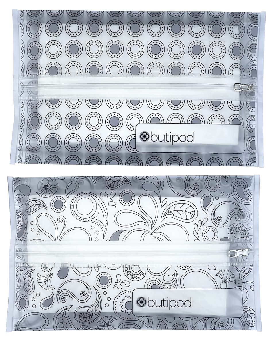 the buti-bag co Butipods Reusable Travel Wipes Case - Portable Moisture-Retaining Pouch, Slim Holder, Convenient (photo 3)