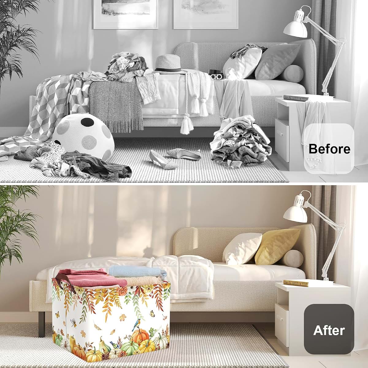 Stars of Dream Fall Thanksgiving Baby Storage Basket
