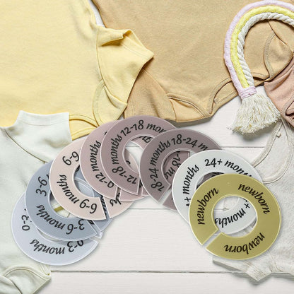 ForraFun 8-Piece Closet Dividers for Baby Clothing Storage