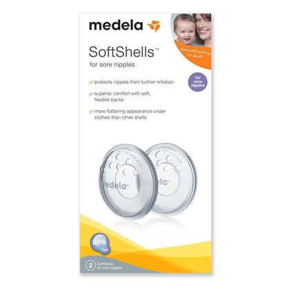 Medela SoftShells for Sore Nipples, Flexible and Discreet Breast Shells