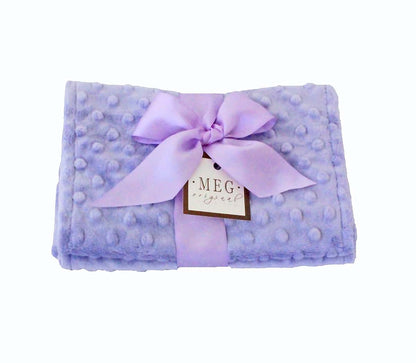 MEG ORIGINAL Baby Burp Cloth Set (2) (Lavender)