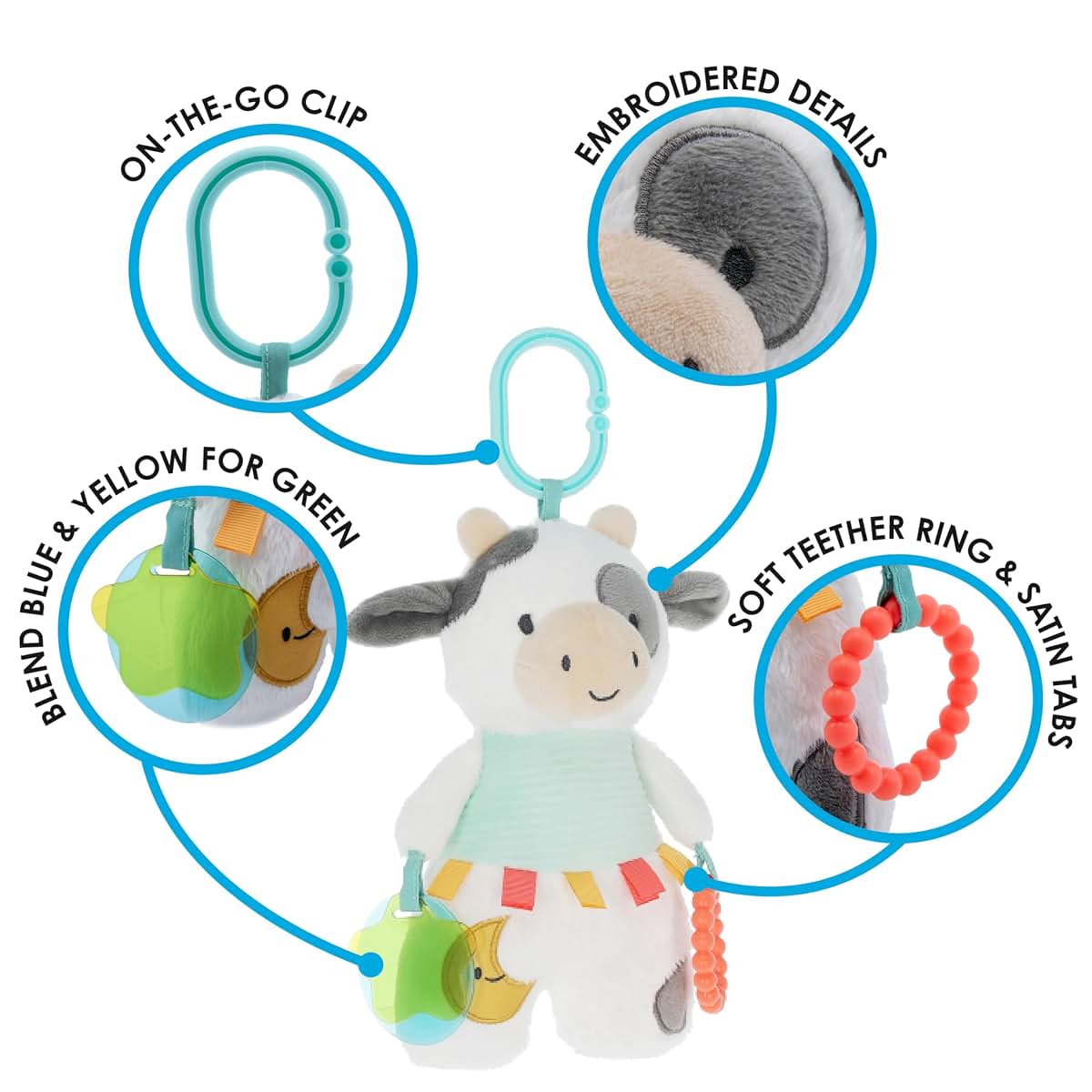 KIDS PREFERRED Carters Cow On The Go Activity Toy (photo 3)