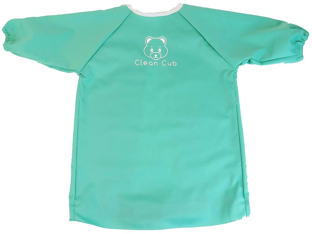 Encrustd Baby Led Weaning Long Sleeve Apron Bib With Suction Cups (photo 3)