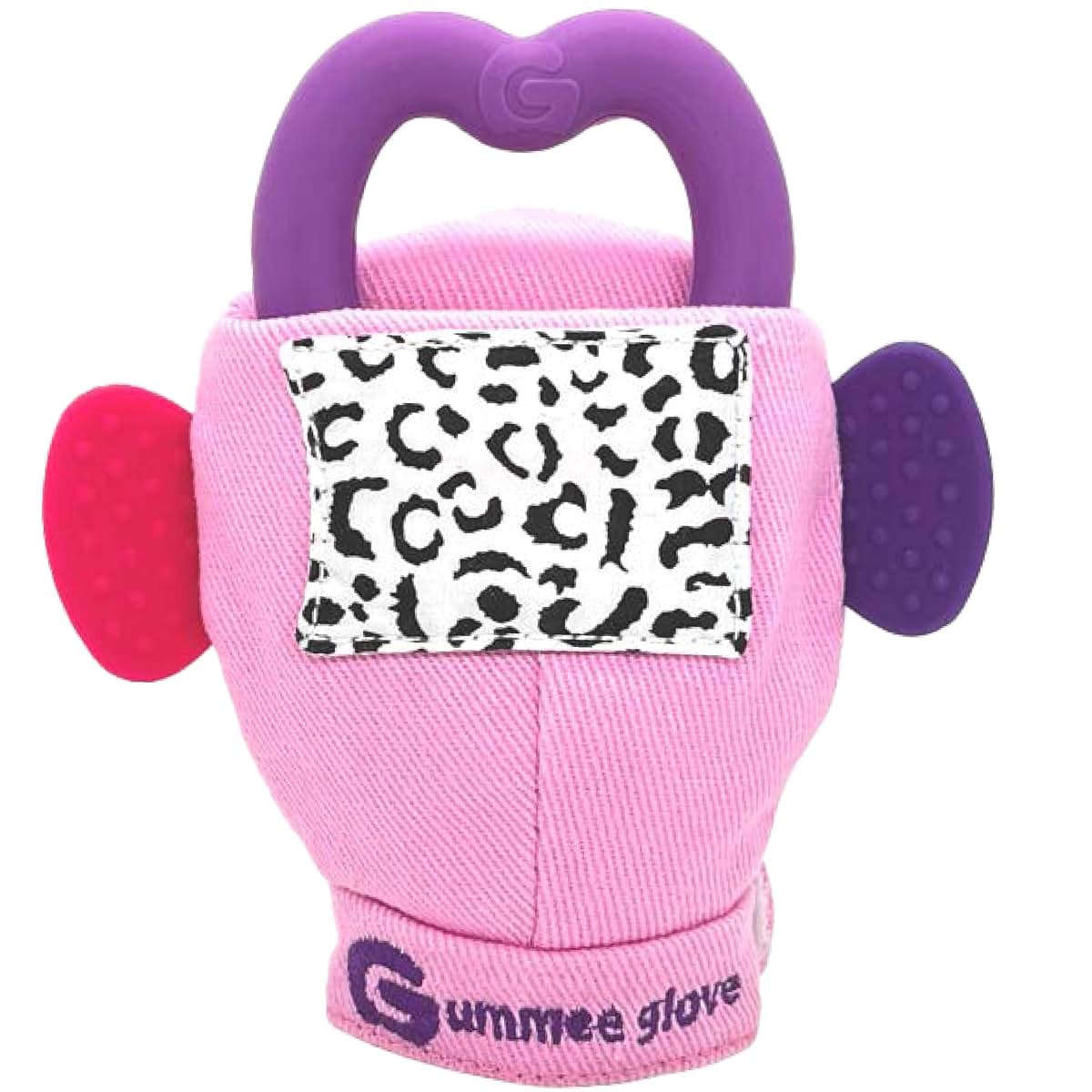 Gummee Pink Baby Teething Mitten Glove For 3–6 Months