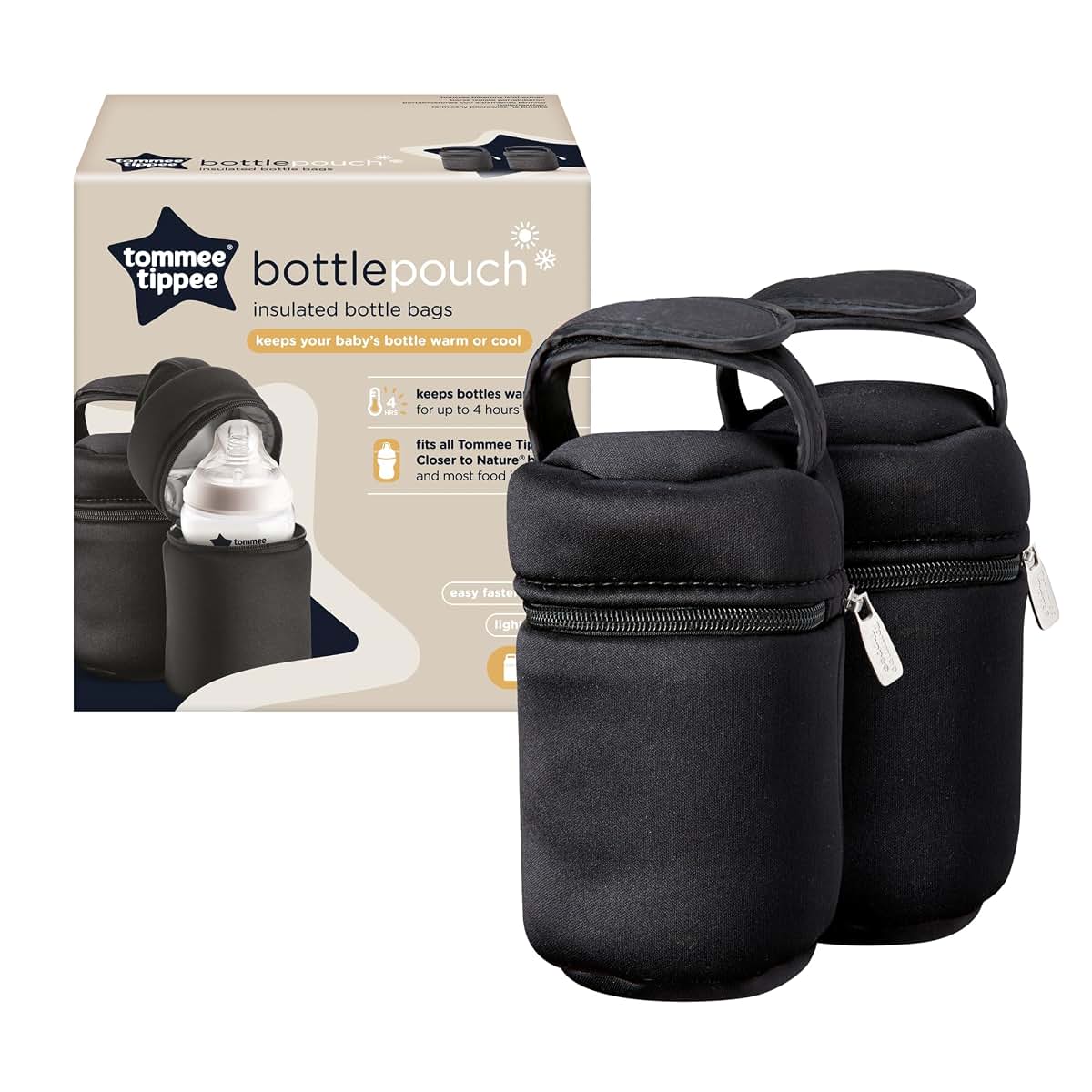 Tommee Tippee Closer to Nature 2X Insulated Bottle Bags Medium