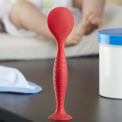 Snappi Baby Ergo Brush Diaper Cream Applicator - Cardinal Red