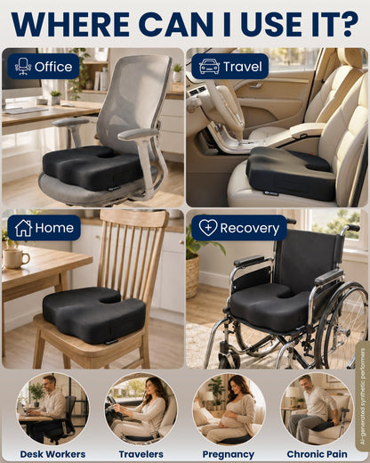 5 Stars United Seat Cushion Memory Foam