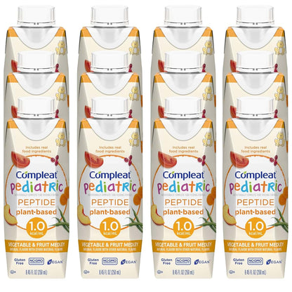 Compleat Pediatric Peptide 1.0 Vegetable and Fruit Tube Feeding Meal