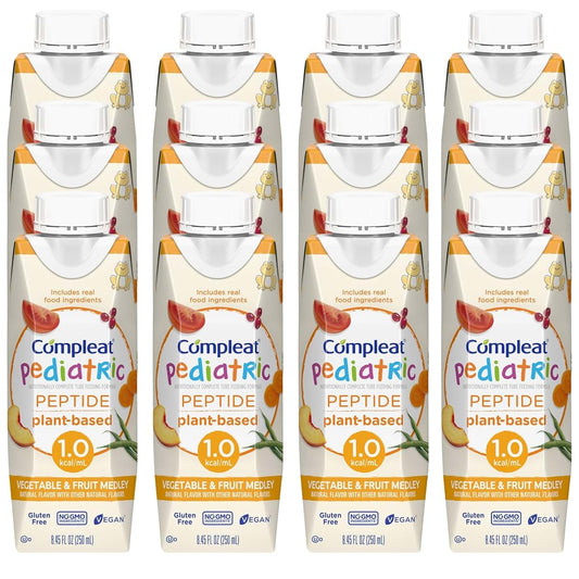 Compleat Pediatric Peptide 1.0 Vegetable and Fruit Tube Feeding Meal