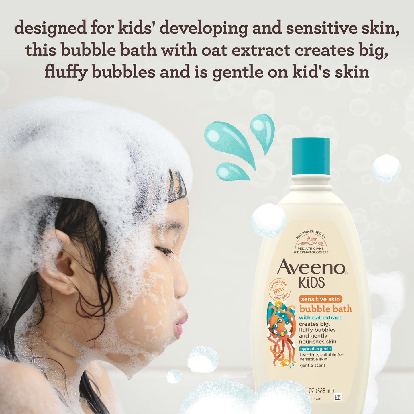 Aveeno Kids Bubble Bath Sensitive Skin