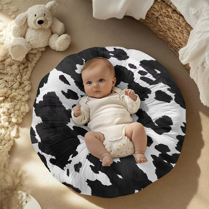 Oamsistay Newborn Lounger Cover, Milk Cow Pattern, Soft Polyester Slipcover
