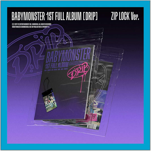 Koread Babymonster Drip 1st Full Album Photobook Zip Lock Version