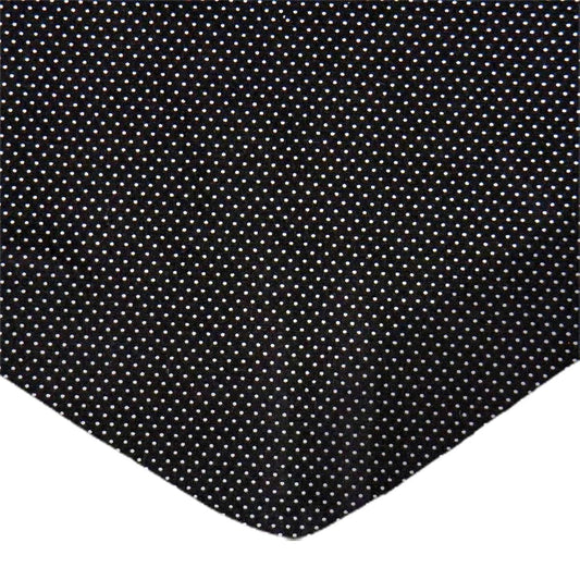 SheetWorld Fitted Pack N Play Playard Sheet 36x36, 100% Cotton Woven, Pindots Black, Made in USA
