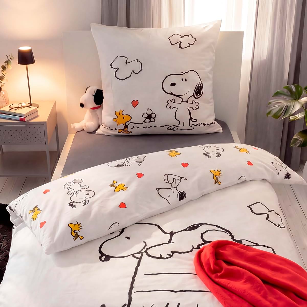 Herding Peanuts Snoopy Woodstock 100% Cotton Bedding Set