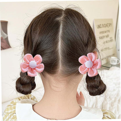 Wyjbdwkzs 40-Piece Toddler Floral Hair Tie Set (photo 2)