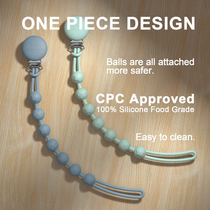Cuddle Campus Silicone Pacifier Clip Holder