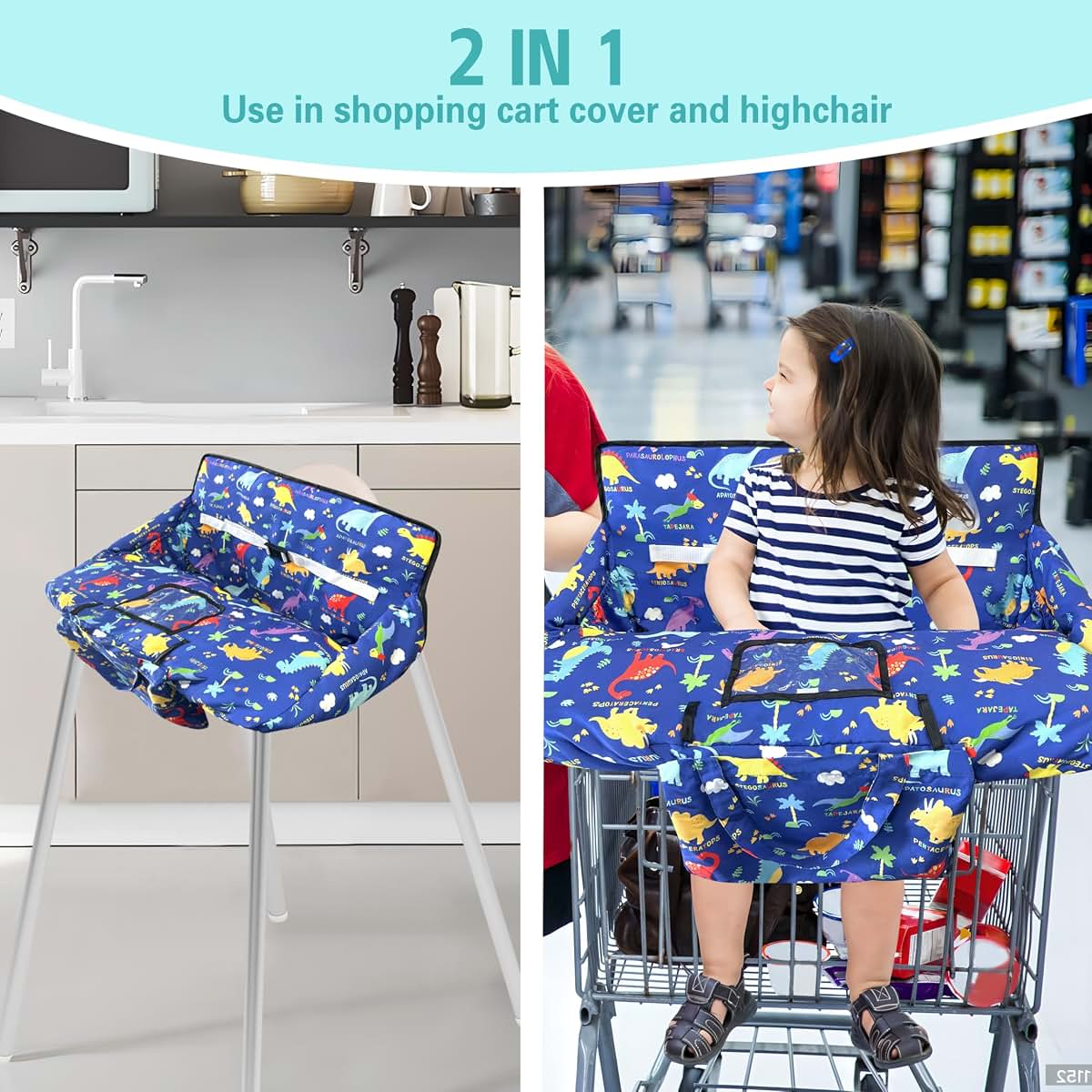 Gxfcymxbd Shopping Cart Cover for Baby High Chair
