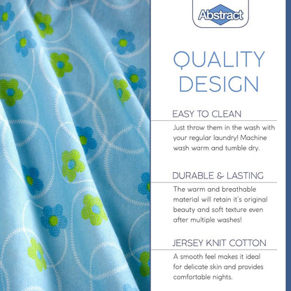 Abstract Jersey Cotton Knit Cradle Sheets - Ultra Soft Cradle Sheets Fitted 18" x 36" for Boys Girls Baby - Universal