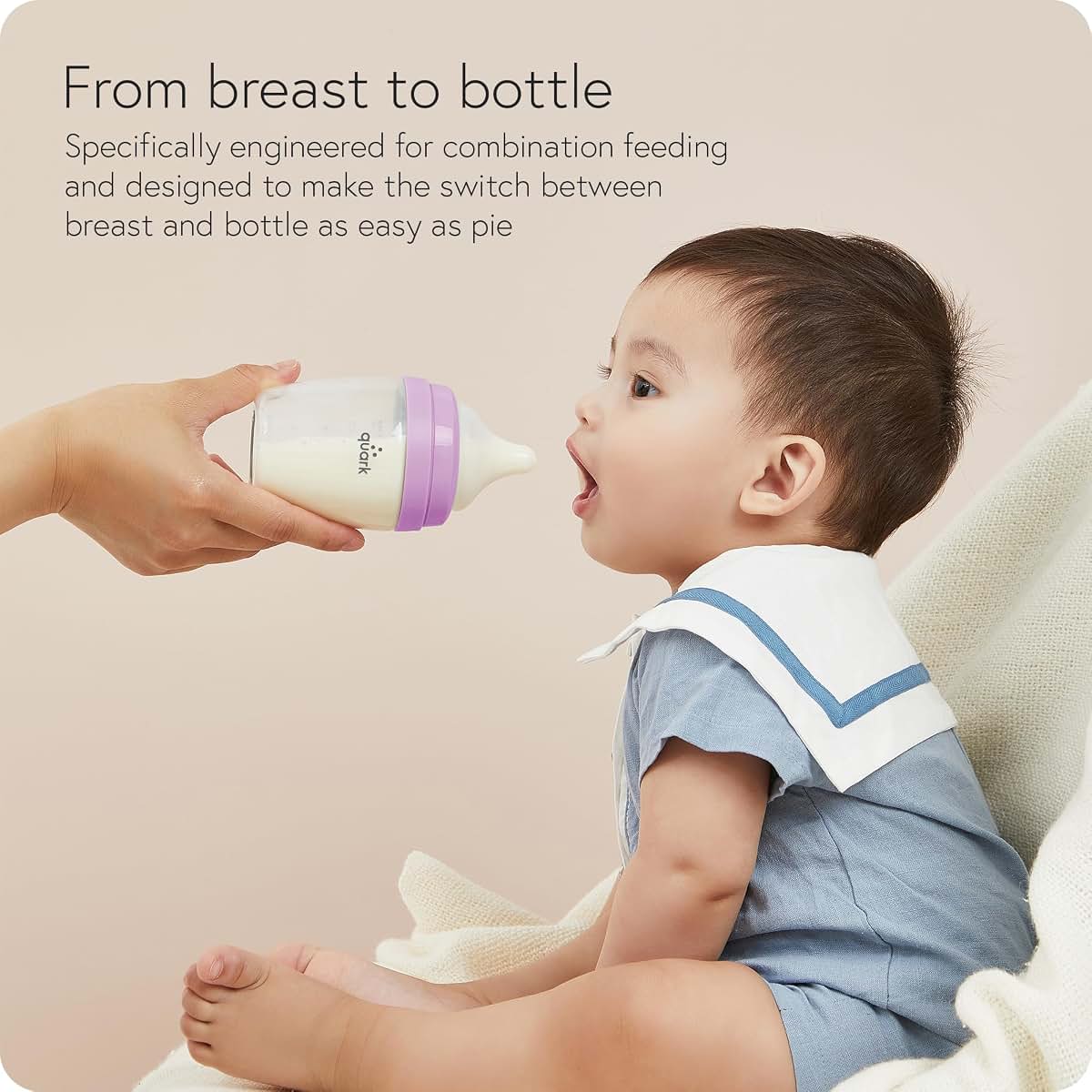 Quark BuubiBottle Hybrid Feeding Bundle - Purple (photo 3)