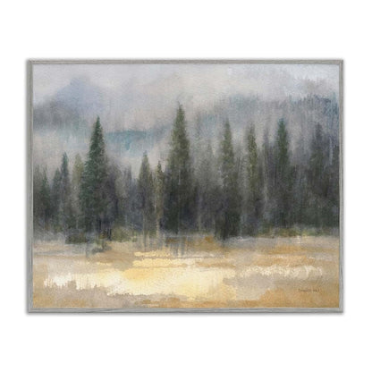 Stupell Industries Abstract Pine Forest Framed Giclée Print 11x14 Inch
