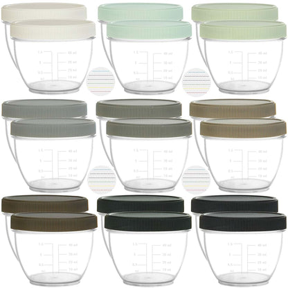 Youngever 18 Sets Baby Food Storage Containers