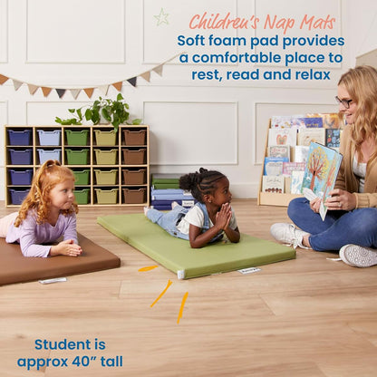 ECR4Kids SoftZone Folding Rainbow Rest Mats, 5-Piece Set (photo 3)