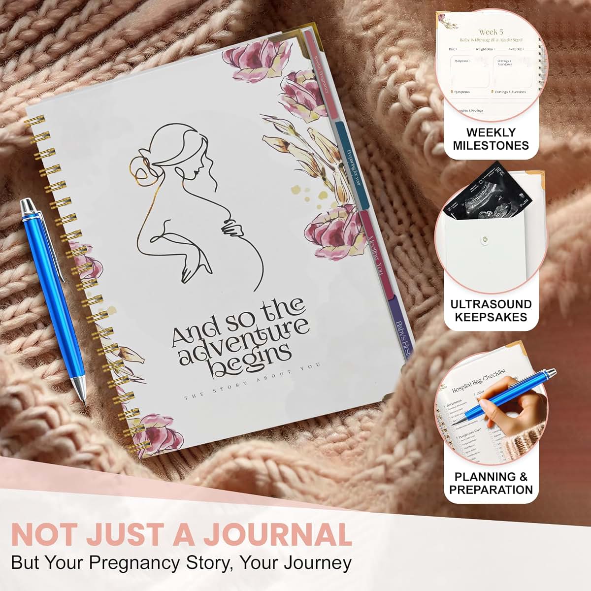 Virproj Baby Memory Book And Pregnancy Journal For The First 3 Years (photo 3)