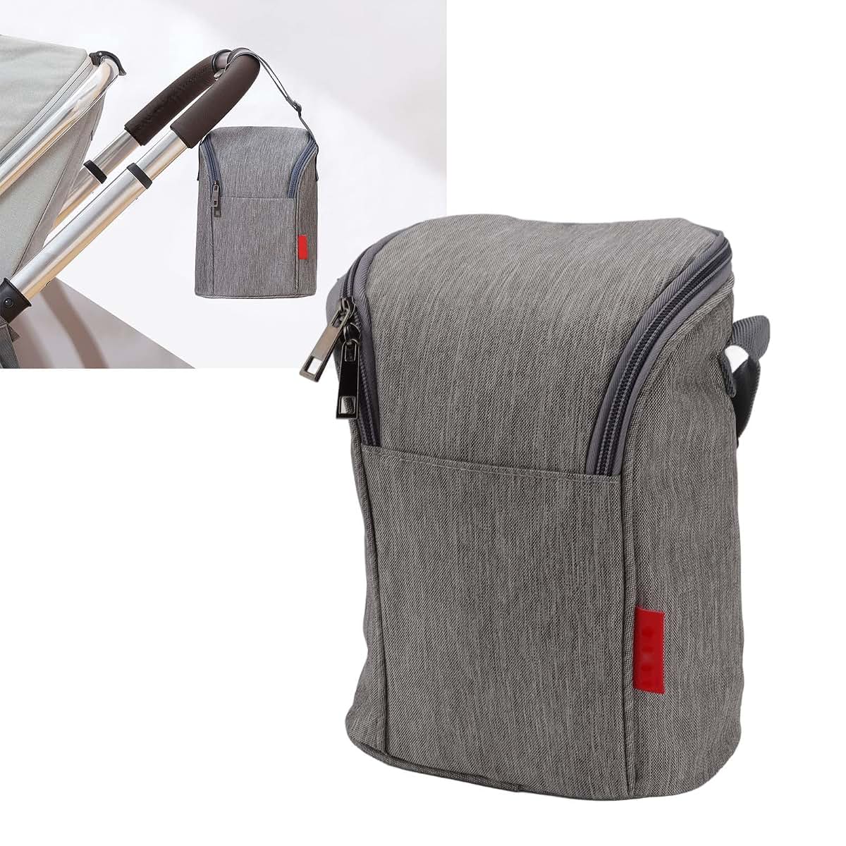 Lbec Baby Bottle Insulation Bag In Grey (photo 2)
