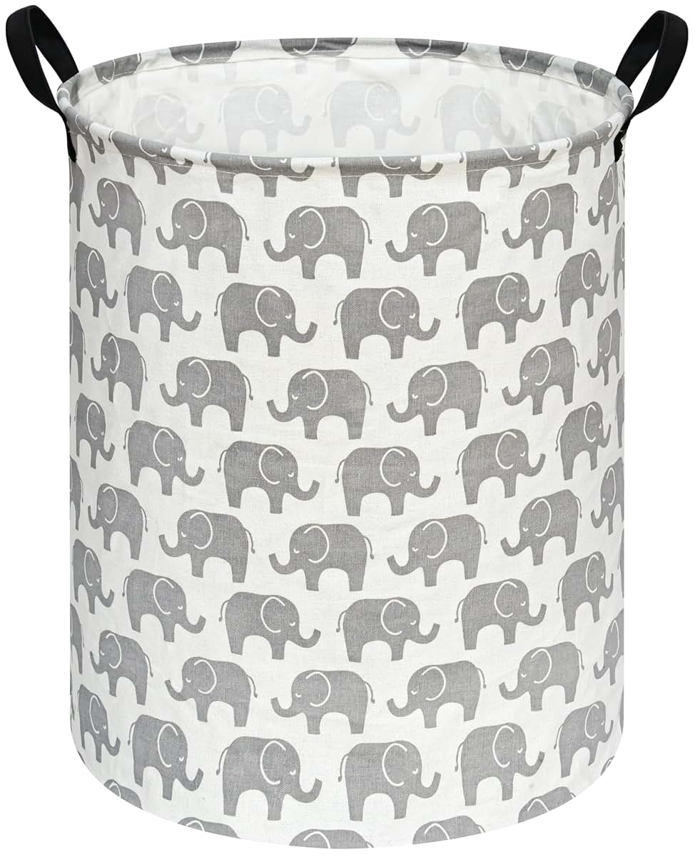 ACMUUNI Collapsible Kids Laundry Hamper Storage Organizer Bin