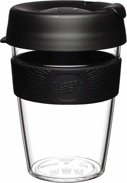 KeepCup Original Reusable Coffee Cup, 12 oz Lightweight Plastic Travel Cup