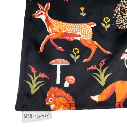 Meg Original Woodland Animals Security Blanket With Stroller Loop (photo 3)