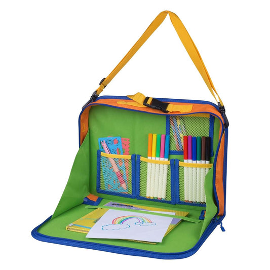 My Specialty Kids Shop Backseat Car Organizer And Tablet Holder With Foldout Tray