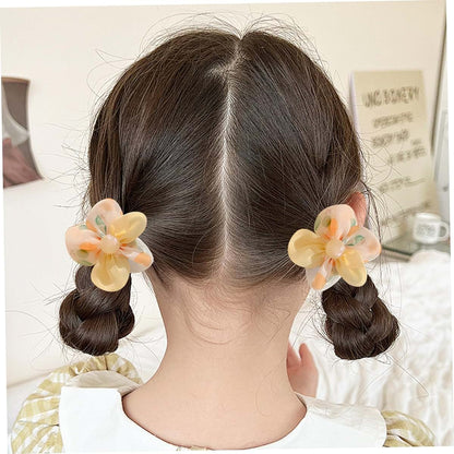 Nidone Baby Girl Hair Clips With Pearl Bead And Flower Designs, 40 Piece Set (photo 4)