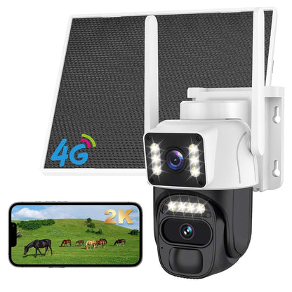 BiOSAFETY 4G LTE Cellular Solar Powered Security Camera