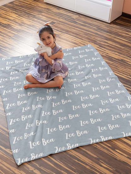 OMG SHIRTS OMGSHIRTS Personalized Baby Blanket, Monogrammed Baby Blanket Name, Blanket Swaddle, Blanket, Baby Gift (photo 2)
