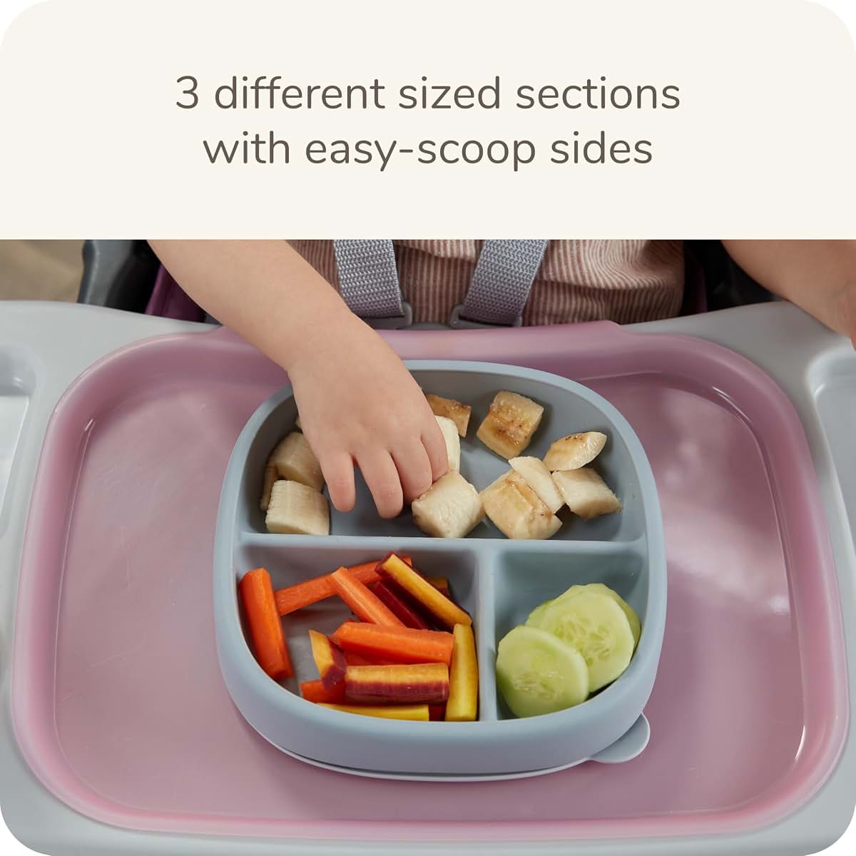 NUK for Nature Suction Plate & Lid Set for Meals
