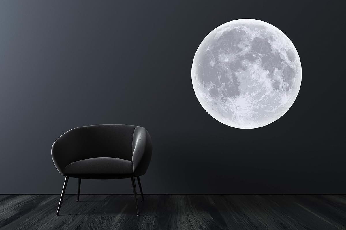 Decalzone Inc Moon Wall Decal For Nursery Room Decor