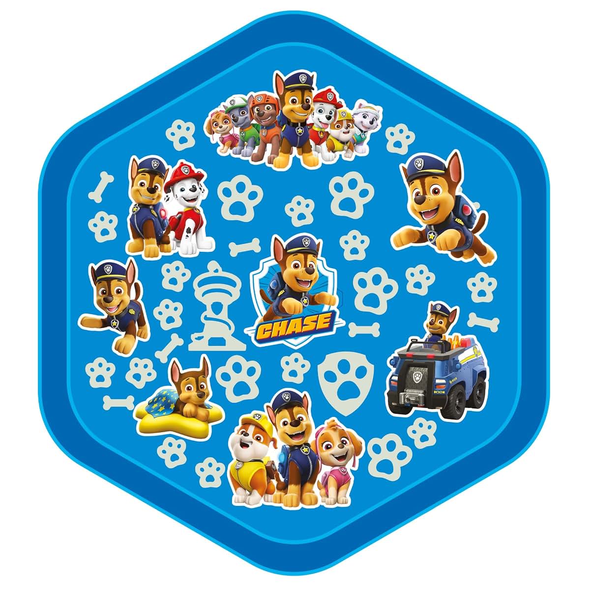 Brainstorm Toys Paw Patrol Glow Shapes & Chase Decor Set
