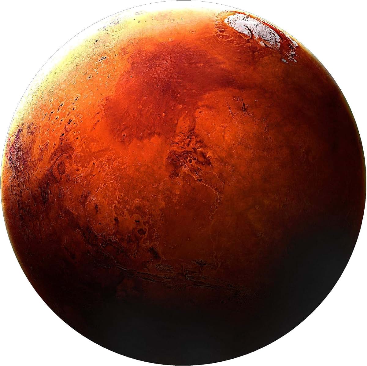Stickit Graphix 12 Inch Mars Wall Decal Removable Vinyl Peel And Stick Space Decor