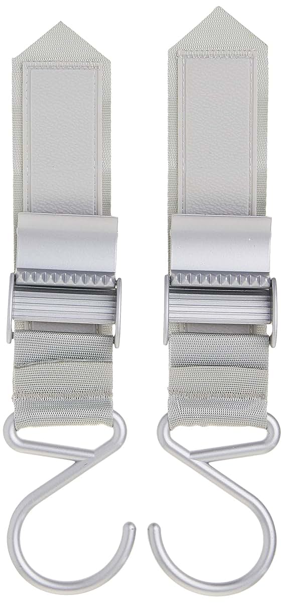 Buggygear Boutique Stroller Hooks, Platinum, 2 Count (photo 2)