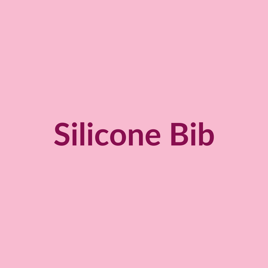 Silicone baby bib with food catcher pocket